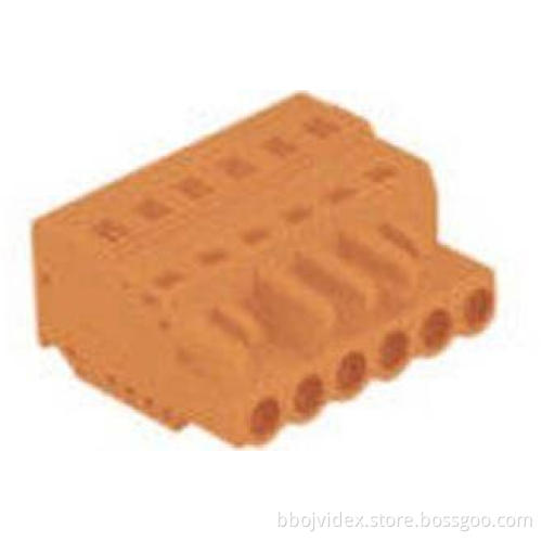 Multi Pin Strip Female 250V 16A 15A MCS Connector with Spri